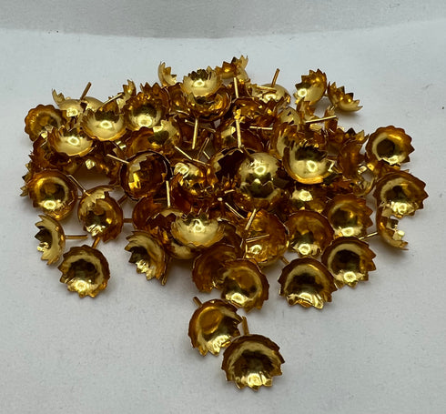 Pure Silver Gold Plated Flowers Pack Of 108 26g
